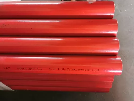 sprinkler cső sima, menetvágható véggel sprinkler cső sima, menetvágható véggel